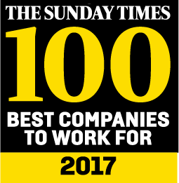 The Sunday Times 100 Best Companies to work for 2017